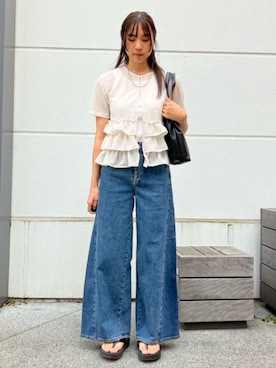 FREAK'S STORE HEAD OFFICE WOMENさん（レディース・166cm）の夏コーディネート