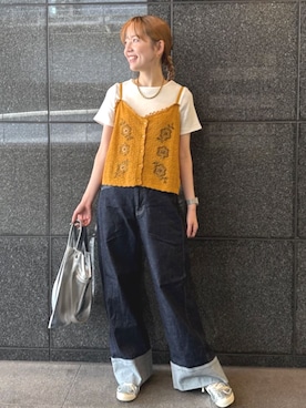 「アイテム（トートバッグ）」を使った、FREAK'S STORE HEAD OFFICE WOMENさん（レディース・160cm）の夏コーディネート