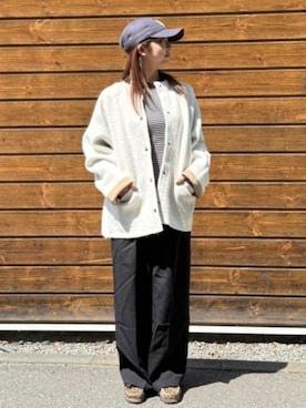 トップス BYBORRE GORE EZ CARDIGAN FREAK'S STORE（フリークスストア）の「BYBORRE / バイボレ GORE