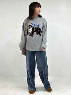 「FREAK'S STORE（フリークスストア）のアイテム（その他パンツ）」を使った、FREAK'S STORE HEAD OFFICE WOMENさん（レディース・161cm）の秋コーディネート