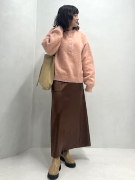 「Freada（フリーダ）のアイテム」を使った、FREAK'S STORE HEAD OFFICE WOMENさん（レディース・161cm）の冬コーディネート