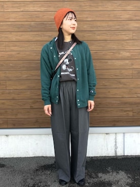 「ミッキー」｜FREAK'S STORE HEAD OFFICE WOMENさん（レディース・161cm）の秋コーディネート