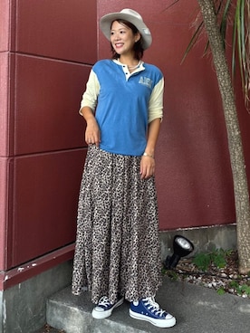 「Freada（フリーダ）のアイテム（トップス）」を使った、FREAK'S STORE HEAD OFFICE WOMENさん（レディース・168cm）の夏コーディネート
