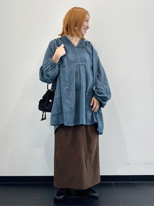 セール】限定展開 インド レース ピンタック ロングスリーブ ブラウス