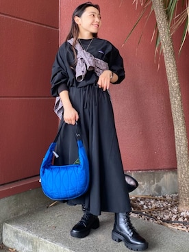 「WEEKEND(ER)（ウィークエンダー）のアイテム」を使った、FREAK'S STORE HEAD OFFICE WOMENさん（レディース・147cm）の秋コーディネート