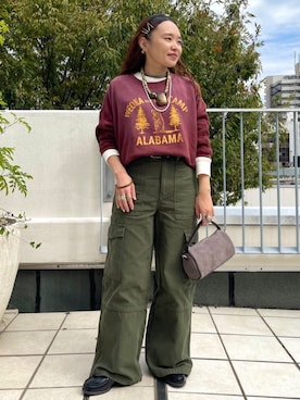 「Freada（フリーダ）のアイテム」を使った、FREAK'S STORE HEAD OFFICE WOMENさん（レディース・149cm）の秋コーディネート