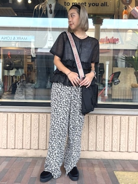「アイテム（マザーズバッグ）」を使った、FREAK'S STORE HEAD OFFICE WOMENさん（レディース・160cm）の秋コーディネート