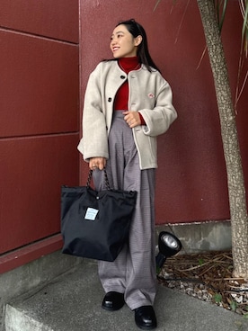 「KiU（キウ）のアイテム」を使った、FREAK'S STORE HEAD OFFICE WOMENさん（レディース・147cm）の秋コーディネート