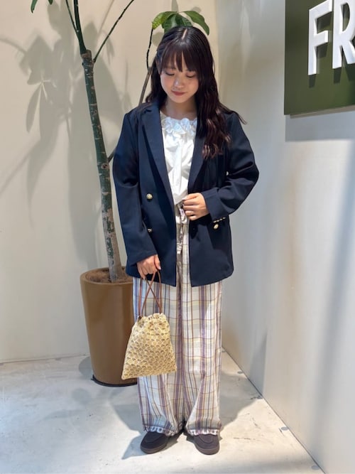 セール】接触冷感/UVカット LINEN TOUCH ダブルブレストジャケット