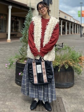 FREAK'S STORE HEAD OFFICE WOMENさん（レディース・160cm）の秋コーディネート