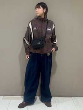 「UMBRO（アンブロ）のアイテム」を使った、FREAK'S STORE HEAD OFFICE WOMENさん（レディース・164cm）の秋コーディネート