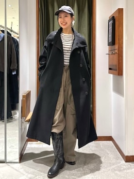 「Freada（フリーダ）のアイテム」を使った、FREAK'S STORE HEAD OFFICE WOMENさん（レディース・160cm）の冬コーディネート