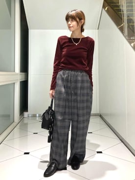 FREAK'S STORE HEAD OFFICE WOMENさん(レディース・159cm)の秋コーディネート