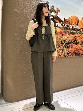 FREAK'S STORE HEAD OFFICE WOMENさん（レディース・169cm）の秋コーディネート