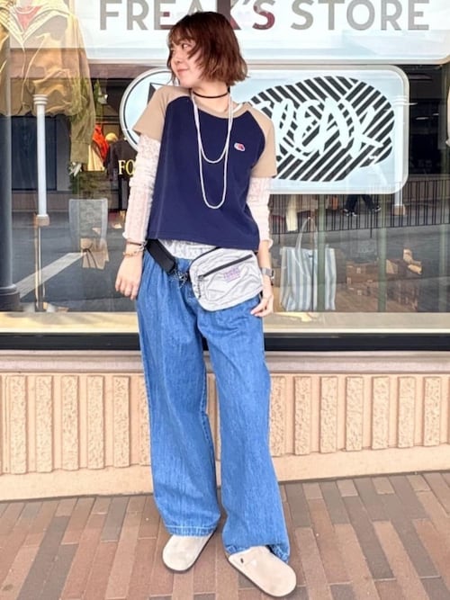 セール】限定展開 2タック ストレート デニムパンツ（デニムパンツ
