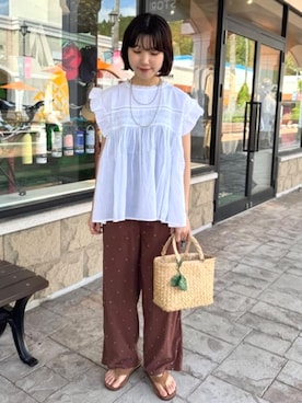 FREAK'S STORE HEAD OFFICE WOMENさん(レディース・156cm)の夏コーディネート