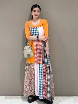 「Freada（フリーダ）のアイテム」を使った、FREAK'S STORE HEAD OFFICE WOMENさん（レディース・160cm）の夏コーディネート