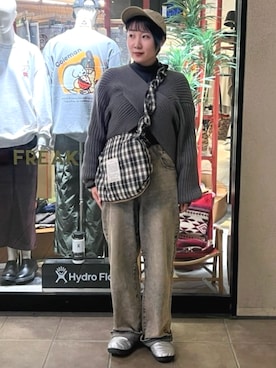FREAK'S STORE HEAD OFFICE WOMENさん（レディース・163cm）の冬コーディネート