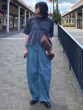 FREAK'S STORE HEAD OFFICE WOMENさん（レディース・156cm）の夏コーディネート