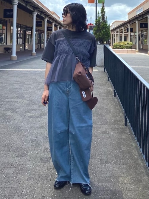 SOMETHING × FREAK'S STORE/サムシング 別注 TUCK CURVE WIDE 25FW