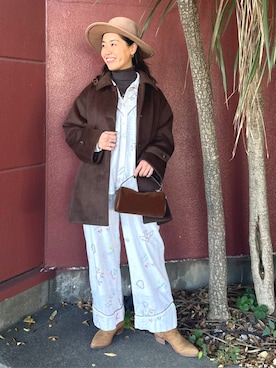 「Freada（フリーダ）のアイテム」を使った、FREAK'S STORE HEAD OFFICE WOMENさん（レディース・162cm）の冬コーディネート