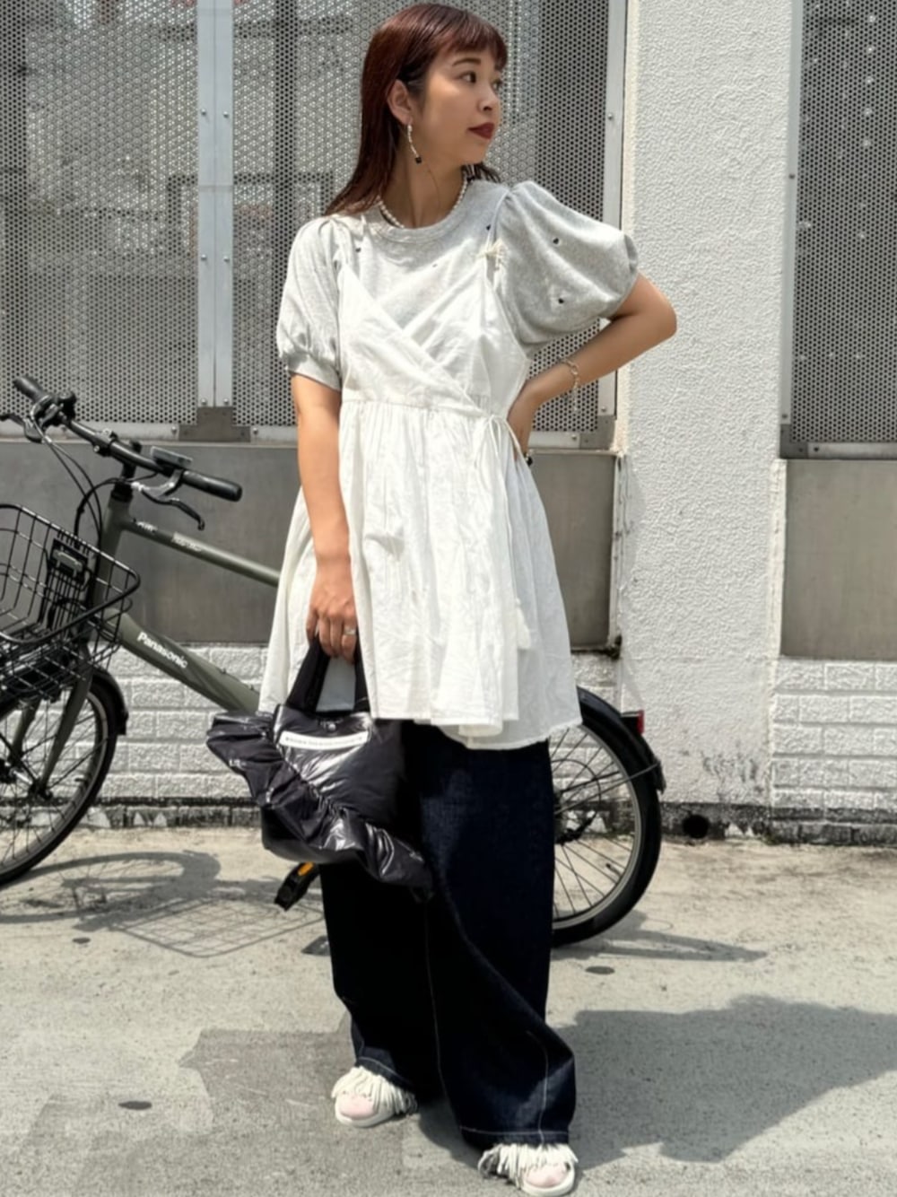 インド カシュクール キャミチュニック/サイドリボンチュニック