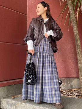 FREAK'S STORE HEAD OFFICE WOMENさん（レディース・147cm）の秋コーディネート