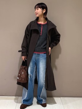 「Freada（フリーダ）のアイテム」を使った、FREAK'S STORE HEAD OFFICE WOMENさん（レディース・164cm）の冬コーディネート