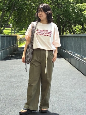 FREAK'S STORE HEAD OFFICE WOMENさん(レディース・157cm)の夏コーディネート