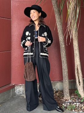 「Freada（フリーダ）のアイテム」を使った、FREAK'S STORE HEAD OFFICE WOMENさん（レディース・162cm）の秋コーディネート