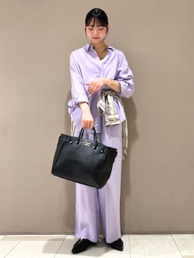「FREAK'S STORE（フリークスストア）のアイテム（バッグ）」を使った、FREAK'S STORE HEAD OFFICE WOMENさん（レディース・164cm）の春コーディネート