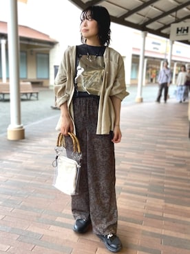 FREAK'S STORE HEAD OFFICE WOMENさん(レディース・156cm)の夏コーディネート