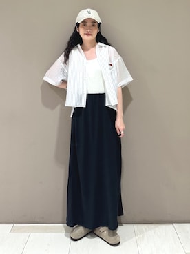 FREAK'S STORE HEAD OFFICE WOMENさん（レディース・161cm）の夏コーディネート