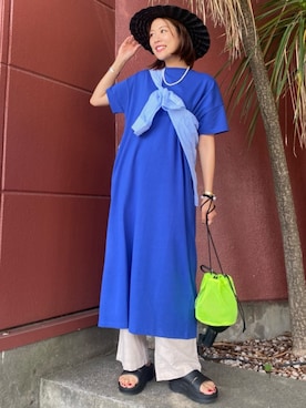 「WEEKEND(ER)（ウィークエンダー）のアイテム」を使った、FREAK'S STORE HEAD OFFICE WOMENさん（レディース・168cm）の夏コーディネート