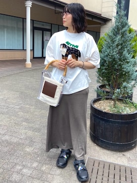 「FREAK'S STORE（フリークスストア）のアイテム」を使った、FREAK'S STORE HEAD OFFICE WOMENさん（レディース・156cm）の夏コーディネート