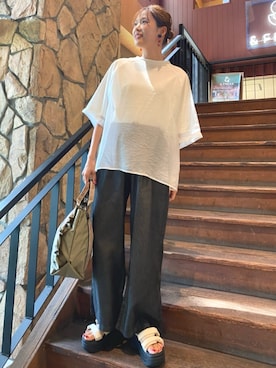 FREAK'S STORE HEAD OFFICE WOMENさん（レディース・168cm）の夏コーディネート