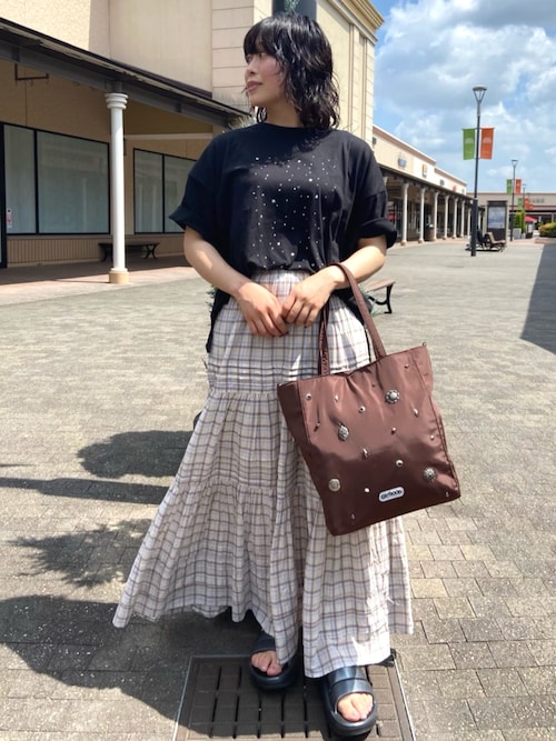 限定展開　キラキラ ホット ビックシルエット 半袖 Tシャツ