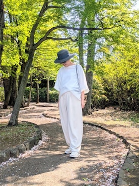 「PUBLUX（パブリュクス）のアイテム」を使った、FREAK'S STORE HEAD OFFICE WOMENさん（レディース・162cm）の春コーディネート