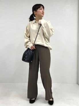 「FREAK'S STORE（フリークスストア）のアイテム（その他パンツ）」を使った、FREAK'S STORE HEAD OFFICE WOMENさん（レディース・161cm）の秋コーディネート
