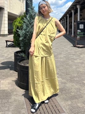「FREAK'S STORE（フリークスストア）のアイテム」を使った、FREAK'S STORE HEAD OFFICE WOMENさん（レディース・160cm）の夏コーディネート