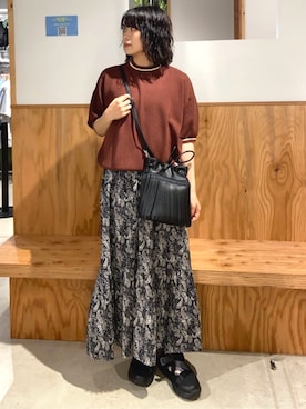 「FREAK'S STORE（フリークスストア）のアイテム（ワンピース/ドレス）」を使った、FREAK'S STORE HEAD OFFICE WOMENさん（レディース・156cm）の夏コーディネート