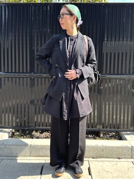 「FREAK'S STORE（フリークスストア）のアイテム（ジャケット/アウター）」を使った、FREAK'S STORE HEAD OFFICE WOMENさん（レディース・165cm）の春コーディネート