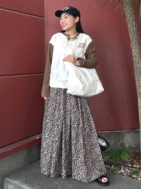 「Freada（フリーダ）のアイテム（トップス）」を使った、FREAK'S STORE HEAD OFFICE WOMENさん（レディース・147cm）の夏コーディネート
