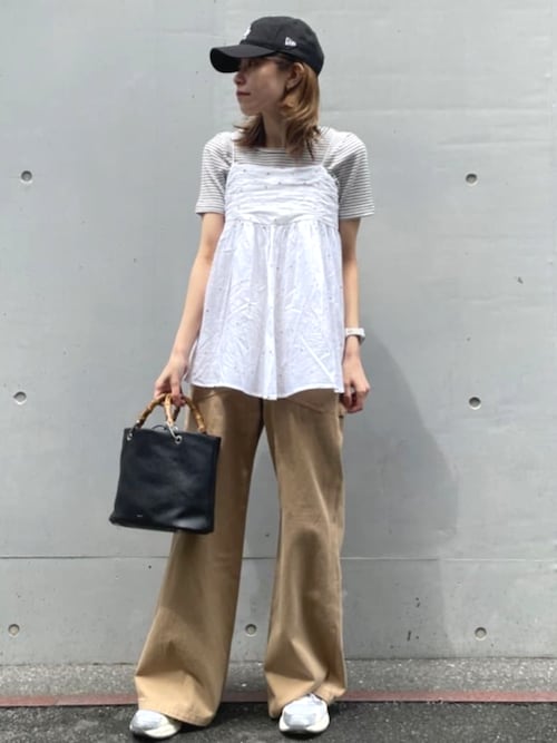 セール】クロスディテールペインターワイドパンツ＜セットアップ