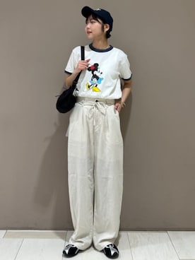 「FREAK'S STORE（フリークスストア）のアイテム（バッグ）」を使った、FREAK'S STORE HEAD OFFICE WOMENさん（レディース・164cm）の春コーディネート