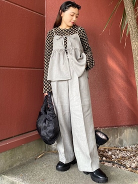 FREAK'S STORE HEAD OFFICE WOMENさん（レディース・147cm）の秋コーディネート