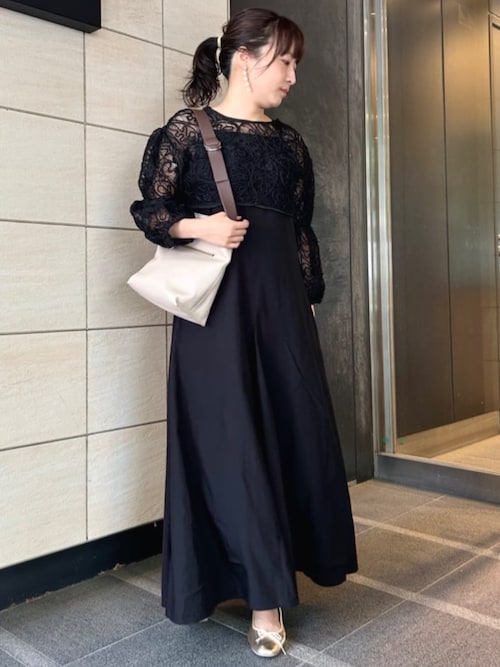 K4.KKISSEYMIYAKE me ボレロ【フリーサイズ】【フレンチス セール】限定展開 レースボレロセットキャミワンピース