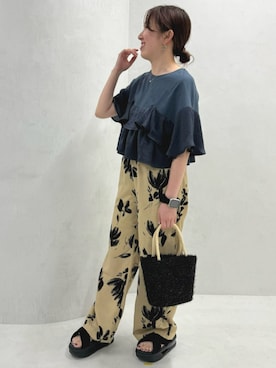 FREAK'S STORE HEAD OFFICE WOMENさん（レディース・154cm）の夏コーディネート