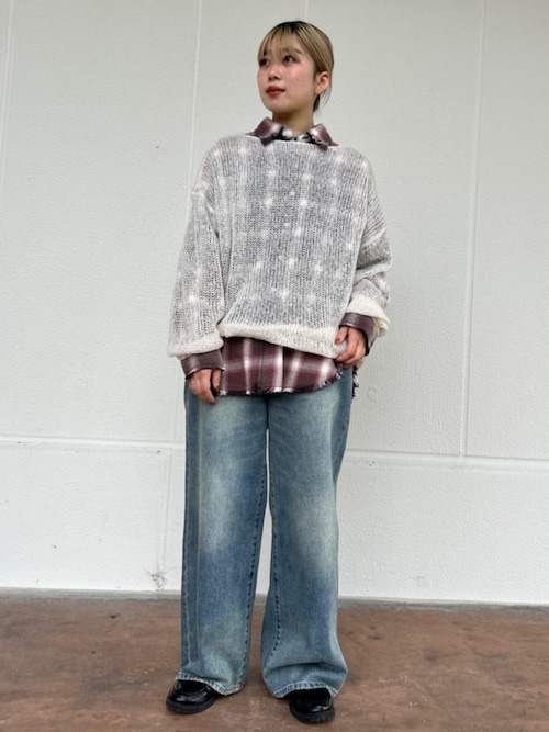 ブラウス シャツ NAUTICA/ノーティカ ダメージチェックシャツ レディース FREAK'S STORE ブラウス シャツ NAUTICA/ノーティカ ダメージ