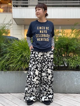 「Freada（フリーダ）のアイテム」を使った、FREAK'S STORE HEAD OFFICE WOMENさん（レディース・154cm）の秋コーディネート